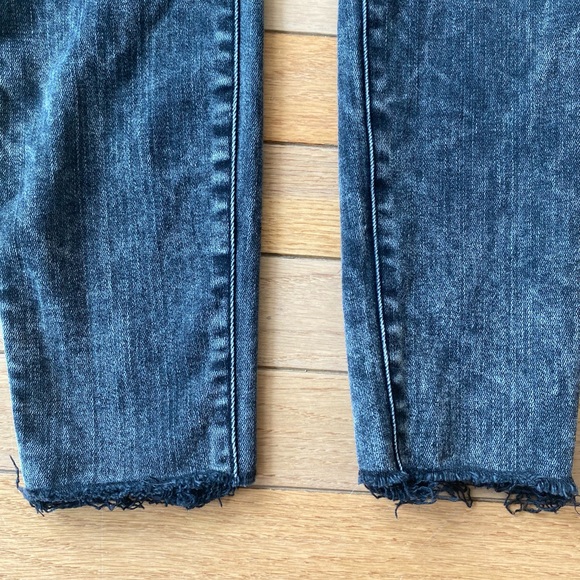 NWOT Frame Ali High Rise Cigarette black acid washed - Picture 9 of 15